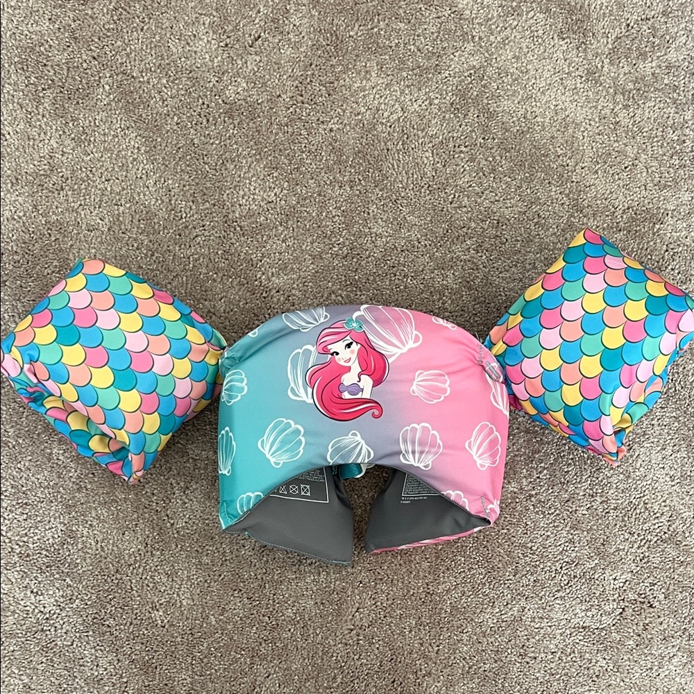 Colorful Mermaid Swim Vest and Arm Floaties